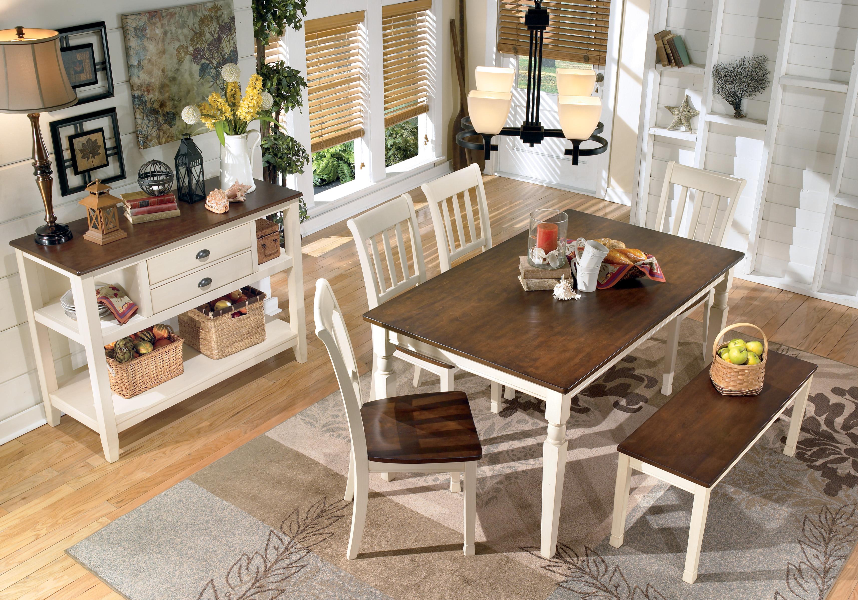 Ashley furniture hot sale farmhouse dining table